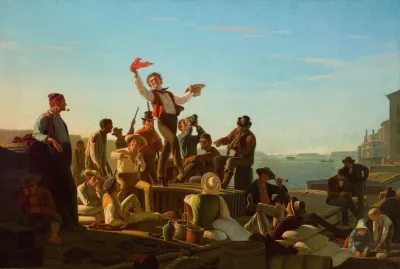 Jolly Flatboatmen In Port