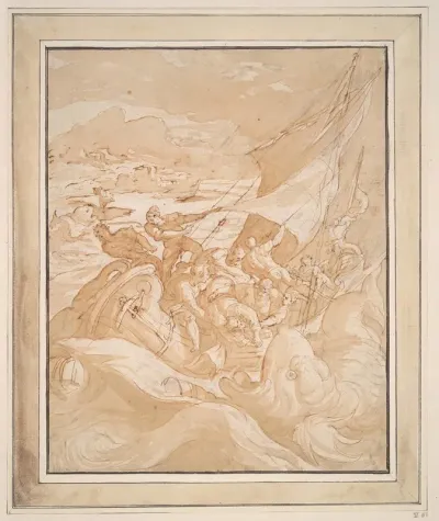 Jonah Thrown Overboard