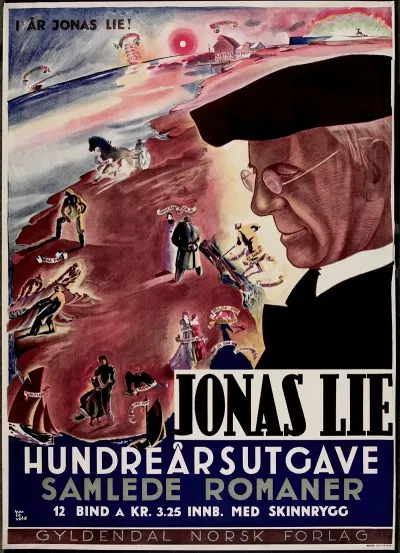 Jonas Lie Hundrearsutgave Samlede Romaner Gyldendal