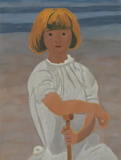 Jong Meisje Op Het Strand