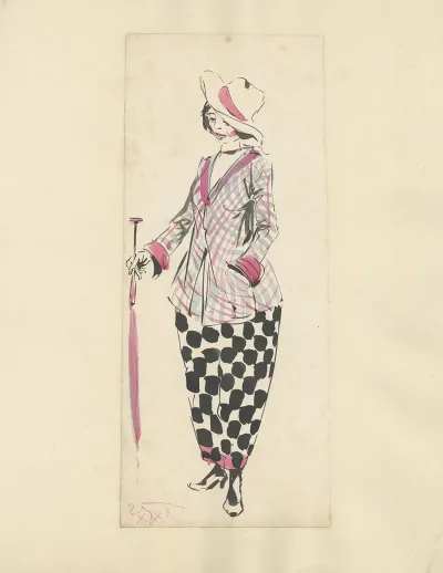 Jongedame Met Parasol