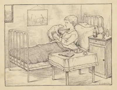 Jongen Met Een Speelgoedijsbeer