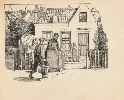 Jongen Met Emmers Bij Huize Zeemansrust
