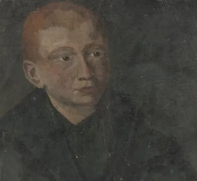 Jongenskop Met Rood Haar