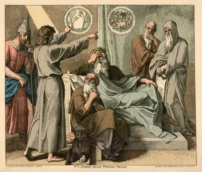 Joseph Deutet Pharaos Traume Joseph Interpreting Pharaohs Dream