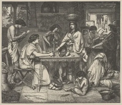Joseph Distributes Corn