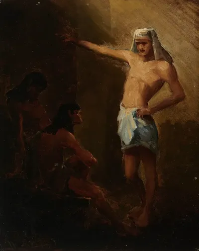 Joseph Interprets Prisoners Dreams In Egyptian Slavery
