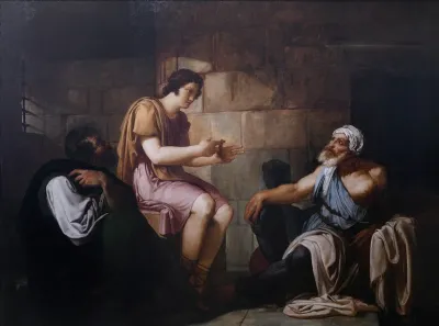 Joseph Interprets The Prisioners Dreams