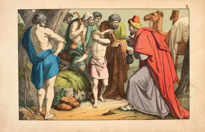 Joseph Is Sold By His Brothers 14