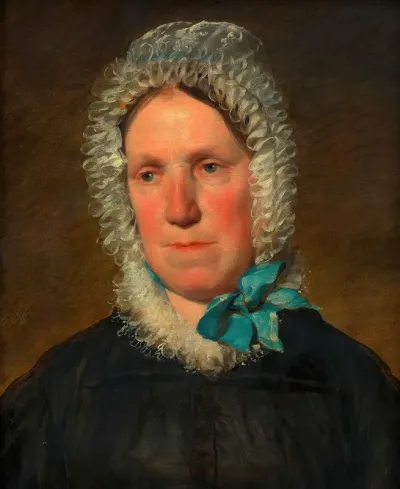 Josepha Kaltenthaler Mit Spitzenhaubchen Mutter Der 1 Frau Des Kunstlers