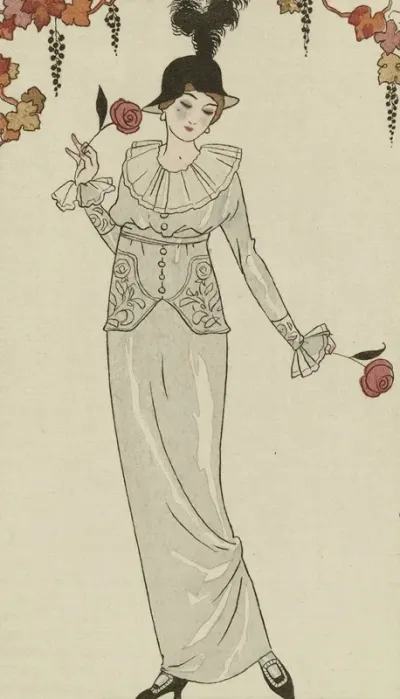 Journal Des Dames Et Des Modes 1912 Costumes Parisiens No 8