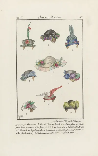 Journal Des Dames Et Des Modes Costumes Parisiens