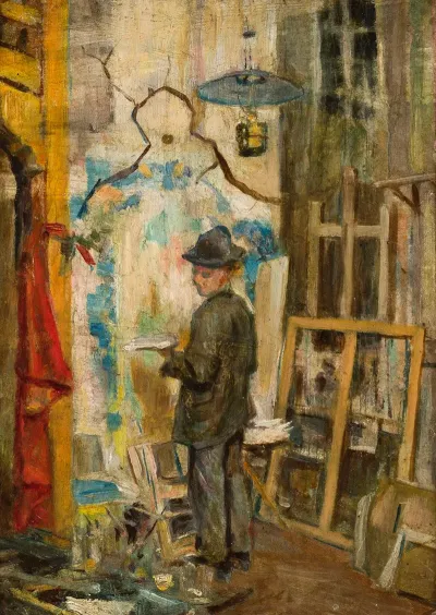 Jozef Mehoffer In The Studio