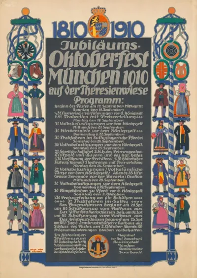 Jubilaums Oktoberfest Munchen 1910