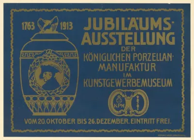 Jubilaumsausstellung Der Koniglichen Porzellanmanufaktur