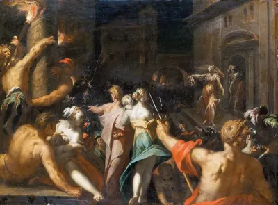 Judith Displays The Head Of Holofernes