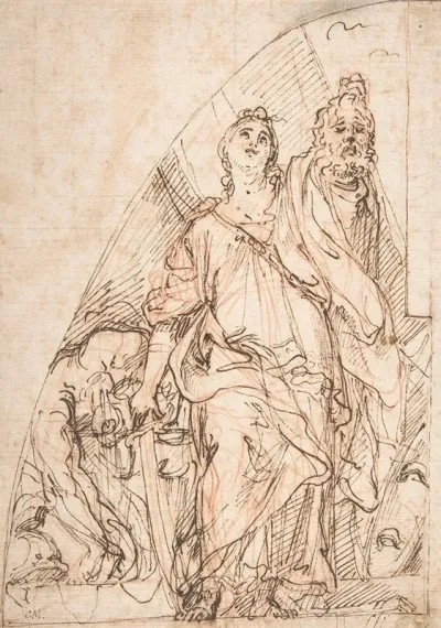 Judith Holding Up The Head Of Holofernes