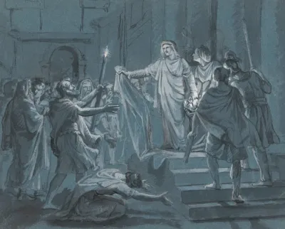Judith Shows Her People The Head Of Holofernes