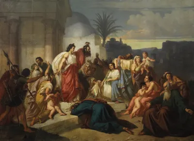 Judith Shows The Head Of Holofernes To The Bethulians