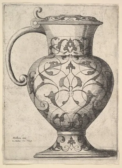 Jug Decorated With Arabesques