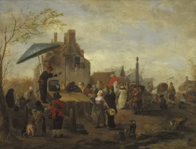 Juggers At A Market 2