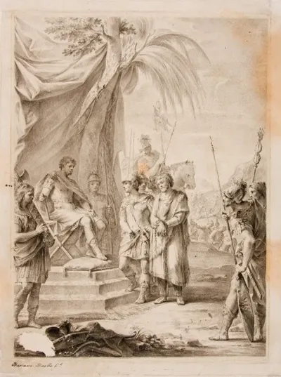 Jugurtha Bound And Handed Over To Silanus Who Takes Him To Marius