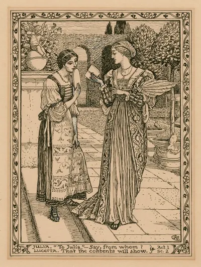 Julia To Julia Say From Whom Lucetta That The Contents Will Show Act 1 Sc 2 C