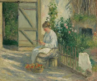 Julie Pissarro Epluchant Des Legumes 2