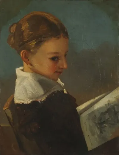 Julieta Courbet A La Edad De Diez Anos