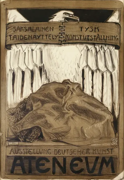 Juliste Saksalaiseen Taidenayttelyyn Ateneumissa 1922