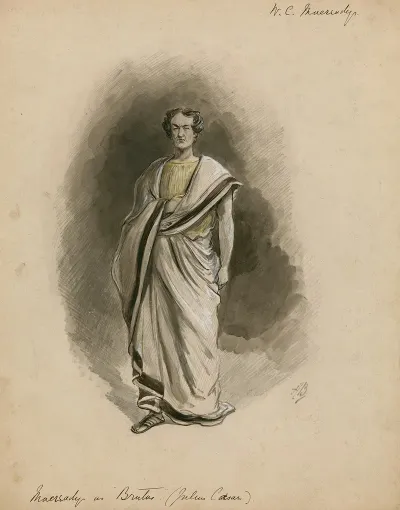 Julius Caesar Macready As Brutus