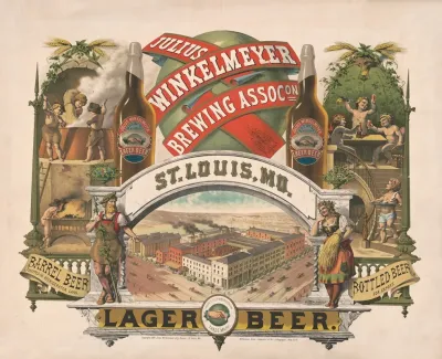 Julius Winkelmeyer Brewing Assocon St Louis Mo Lager Beer 2