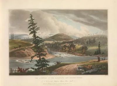 Junction Of The Sacandaga And Hudson Rivers