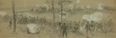 June 2nd Position Nr Cold Harbor Rifle Pits In The Front