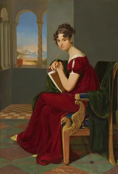 Junge Dame Mit Zeichengerat Girl With A Drawing Instrument The Countess Thekla Ludolf