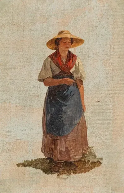 Junge Frau In Tracht