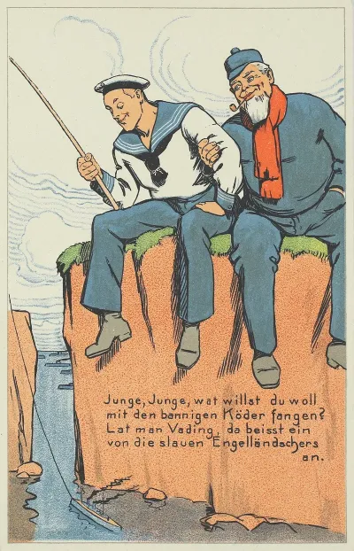 Junge Junge Wat Willst Du Woll Mit Den Bannigen Koder Fangen