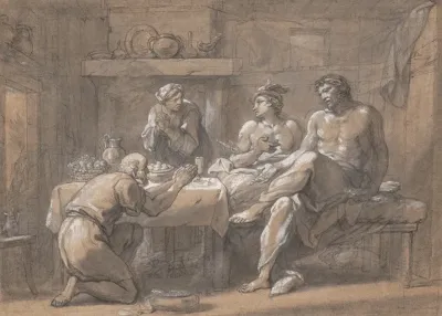 Jupiter And Mercury In The House Of Baucis And Philemon 2