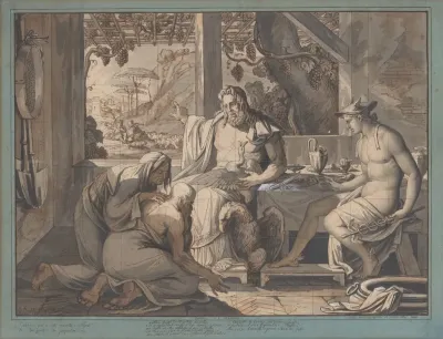 Jupiter And Mercury Reveal Themselves To Philemon And Baucis