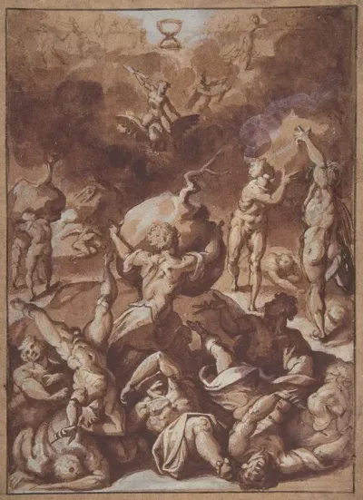 Jupiter Fighting The Giants