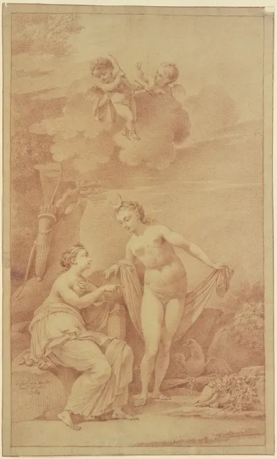 Jupiter In Der Gestalt Dianas Nahert Sich Kallisto