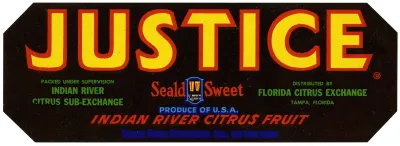 Justice Citrus Label 2