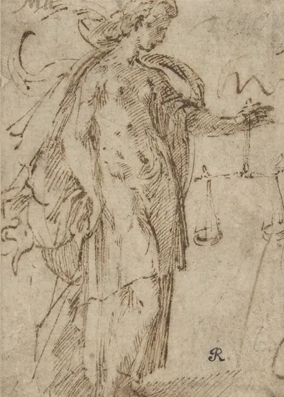 Justice Holding Scales