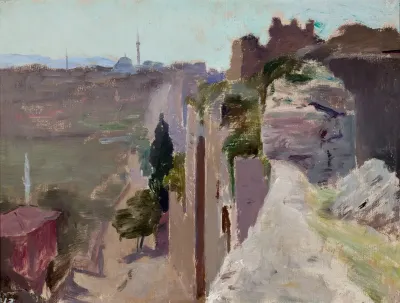 Justinians Wall From The Journey To Constantinople