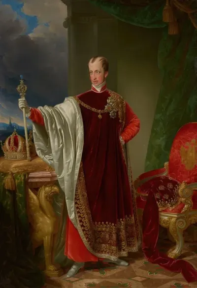 Kaiser Ferdinand Im Ornat Des Ordens Des Goldenen Vlies