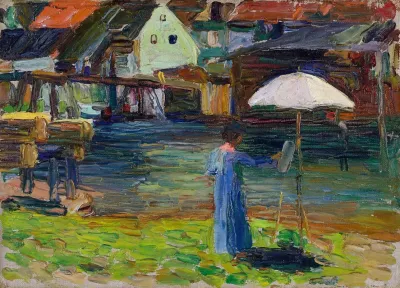 Kallmunz Gabriele Munter Painting I