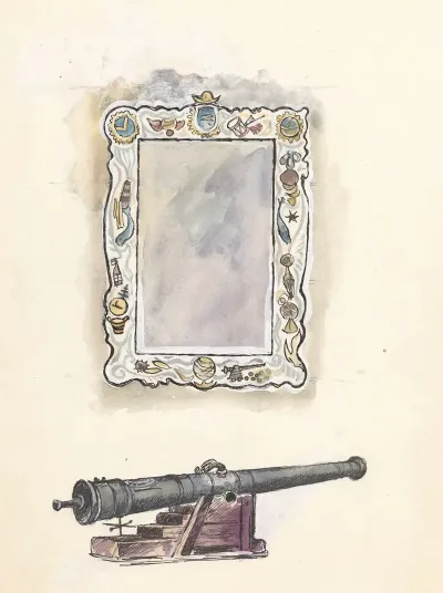 Kanon En Schilderij Of Spiegellijst