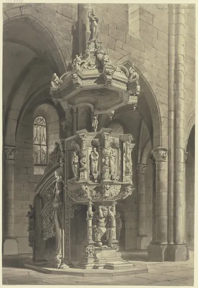 Kanzel In St Georg In Schlettstadt
