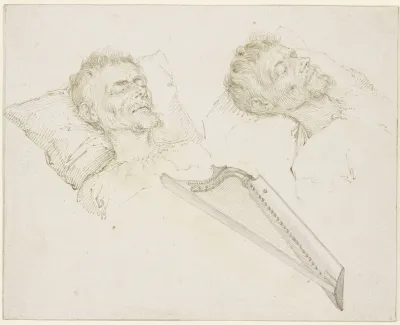Karel Van Mander On His Deathbed