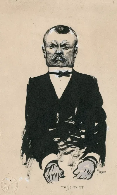 Karikatuur Van Thijs Plet